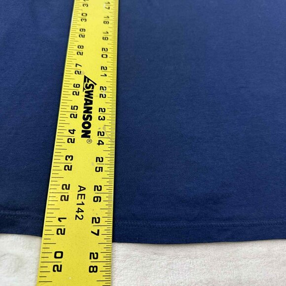 Guess Los Angeles Navy Blue Long Sleeve Logo Shirt - small - Picture 6 of 13